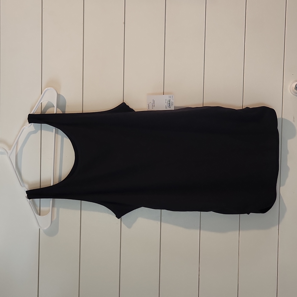 Maternity black tank top